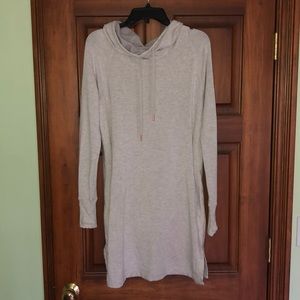 Athleta Hooded Sweatshirt Dress